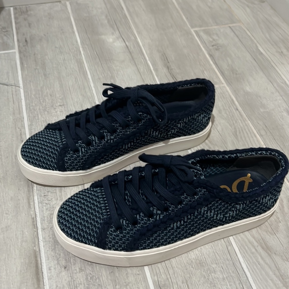 New Sam Edelman blue woven sneakers - Picture 2 of 6